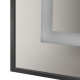 Зеркало BelBagno Kraft SPC-KRAFT-500-900-SENS-NERO, 50 см, с LED подсветкой, с сенсорным выключателем, цвет рамы черный