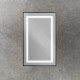 Зеркало BelBagno Kraft SPC-KRAFT-500-900-SENS-NERO, 50 см, с LED подсветкой, с сенсорным выключателем, цвет рамы черный