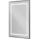 Зеркало BelBagno Kraft SPC-KRAFT-500-900-SENS-NERO, 50 см, с LED подсветкой, с сенсорным выключателем, цвет рамы черный