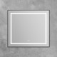 Зеркало BelBagno Kraft SPC-KRAFT-555-1700-TCH-PIA-NERO 88.5 см, светодиодная подсветка, с сенсорным выключателем, с подогревом, черный
