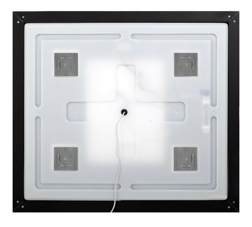 Зеркало BelBagno Kraft SPC-KRAFT-555-1700-TCH-PIA-NERO 88.5 см, светодиодная подсветка, с сенсорным выключателем, с подогревом, черный