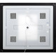 Зеркало BelBagno Kraft SPC-KRAFT-555-1700-TCH-PIA-NERO 88.5 см, светодиодная подсветка, с сенсорным выключателем, с подогревом, черный