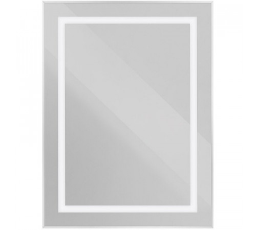 Зеркало BelBagno Kraft SPC-KRAFT-600-800-SENS-AL, 60 см, с LED подсветкой, с сенсорным выключателем, цвет рамы сатин