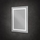 Зеркало BelBagno Kraft SPC-KRAFT-600-800-SENS-AL, 60 см, с LED подсветкой, с сенсорным выключателем, цвет рамы сатин