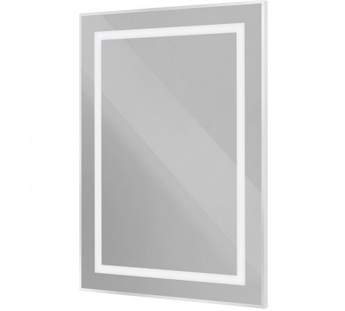 Зеркало BelBagno Kraft SPC-KRAFT-600-800-SENS-AL, 60 см, с LED подсветкой, с сенсорным выключателем, цвет рамы сатин