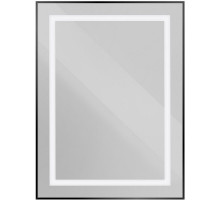 Зеркало BelBagno Kraft SPC-KRAFT-600-800-SENS-NERO, 60 см, с LED подсветкой, с сенсорным выключателем, цвет рамы черный