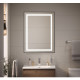 Зеркало BelBagno Kraft SPC-KRAFT-600-800-SENS-NERO, 60 см, с LED подсветкой, с сенсорным выключателем, цвет рамы черный