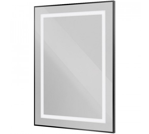 Зеркало BelBagno Kraft SPC-KRAFT-600-800-SENS-NERO, 60 см, с LED подсветкой, с сенсорным выключателем, цвет рамы черный