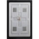 Зеркало BelBagno Kraft SPC-KRAFT-600-800-SENS-NERO, 60 см, с LED подсветкой, с сенсорным выключателем, цвет рамы черный