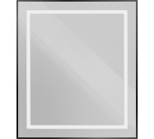 Зеркало BelBagno Kraft SPC-KRAFT-700-800-SENS-NERO, 70 см, с LED подсветкой, с сенсорным выключателем, цвет рамы черный