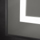 Зеркало BelBagno Kraft SPC-KRAFT-700-800-SENS-NERO, 70 см, с LED подсветкой, с сенсорным выключателем, цвет рамы черный