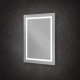 Зеркало BelBagno Kraft SPC-KRAFT-700-800-SENS-NERO, 70 см, с LED подсветкой, с сенсорным выключателем, цвет рамы черный