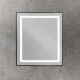 Зеркало BelBagno Kraft SPC-KRAFT-700-800-SENS-NERO, 70 см, с LED подсветкой, с сенсорным выключателем, цвет рамы черный