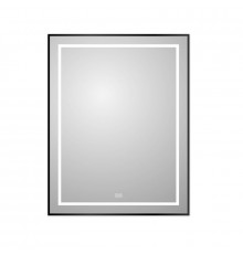 Зеркало BelBagno Kraft SPC-KRAFT-700-900-LED-TCH-WARM-NERO, 70 х 90 см, со встроенной подсветкой и подогревом, черный