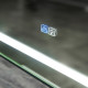Зеркало BelBagno Kraft SPC-KRAFT-800-800-LED-TCH-WARM-NERO, 80 см, со встроенной подсветкой и подогревом, черный