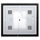 Зеркало BelBagno Kraft SPC-KRAFT-800-800-LED-TCH-WARM-NERO, 80 см, со встроенной подсветкой и подогревом, черный