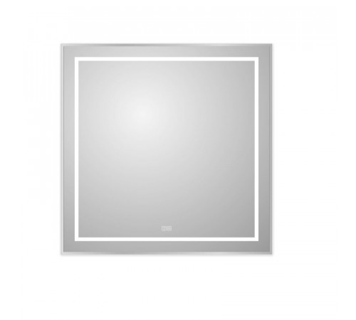 Зеркало BelBagno Kraft SPC-KRAFT-800-800-LED-TCH-WARM, 80 см, со встроенной подсветкой и подогревом, сатин
