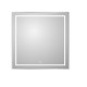 Зеркало BelBagno Kraft SPC-KRAFT-800-800-LED-TCH-WARM, 80 см, со встроенной подсветкой и подогревом, сатин