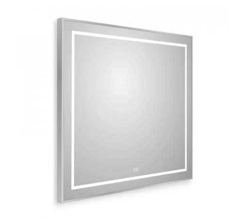 Зеркало BelBagno Kraft SPC-KRAFT-800-800-LED-TCH-WARM, 80 см, со встроенной подсветкой и подогревом, сатин
