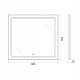 Зеркало BelBagno Kraft SPC-KRAFT-885-785-TCH-WARM-NERO 88.5 см, светодиодная подсветка, с сенсорным выключателем, с подогревом, черный