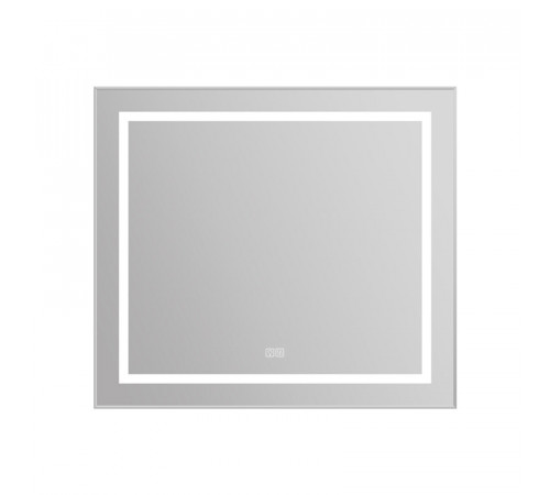 Зеркало BelBagno Kraft SPC-KRAFT-885-785-TCH-WARM 88.5 см, светодиодная подсветка, с сенсорным выключателем, с подогревом, сатин