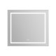 Зеркало BelBagno Kraft SPC-KRAFT-885-785-TCH-WARM 88.5 см, светодиодная подсветка, с сенсорным выключателем, с подогревом, сатин