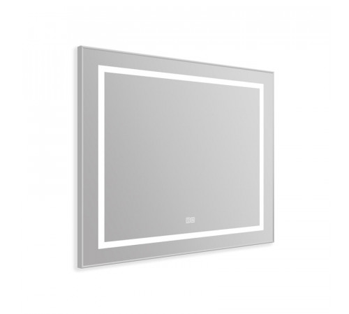 Зеркало BelBagno Kraft SPC-KRAFT-885-785-TCH-WARM 88.5 см, светодиодная подсветка, с сенсорным выключателем, с подогревом, сатин