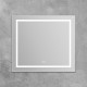 Зеркало BelBagno Kraft SPC-KRAFT-885-785-TCH-WARM 88.5 см, светодиодная подсветка, с сенсорным выключателем, с подогревом, сатин