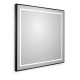 Зеркало BelBagno Kraft SPC-KRAFT-900-800-LED-TCH-WARM-NERO, 90 см, со встроенной подсветкой и подогревом, черный