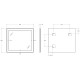 Зеркало BelBagno Kraft SPC-KRAFT-900-800-SENS-AL, 90 см, с LED подсветкой, с сенсорным выключателем, цвет рамы сатин