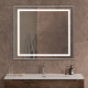 Зеркало BelBagno Kraft SPC-KRAFT-900-800-SENS-AL, 90 см, с LED подсветкой, с сенсорным выключателем, цвет рамы сатин