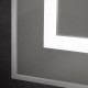 Зеркало BelBagno Kraft SPC-KRAFT-900-800-SENS-AL, 90 см, с LED подсветкой, с сенсорным выключателем, цвет рамы сатин