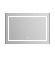 Зеркало BelBagno Kraft SPC-KRAFT-985-685-TCH-WARM-NERO 98.5 см, светодиодная подсветка, с сенсорным выключателем, с подогревом, черный