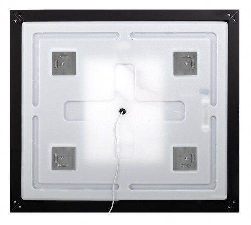 Зеркало BelBagno Kraft SPC-KRAFT-985-685-TCH-WARM-NERO 98.5 см, светодиодная подсветка, с сенсорным выключателем, с подогревом, черный