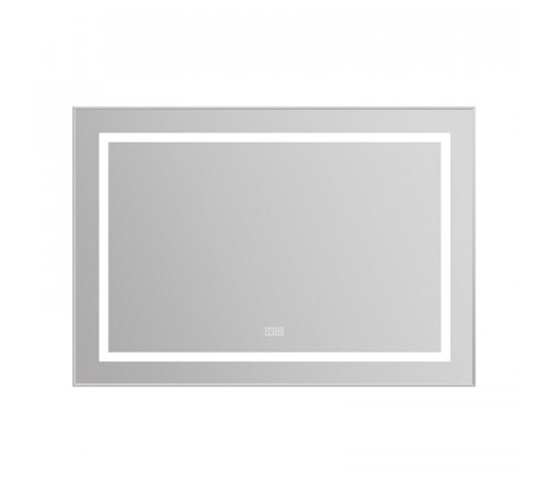 Зеркало BelBagno Kraft SPC-KRAFT-985-685-TCH-WARM 98.5 см, светодиодная подсветка, с сенсорным выключателем, с подогревом, сатин