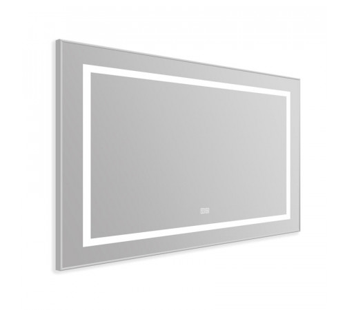 Зеркало BelBagno Kraft SPC-KRAFT-985-685-TCH-WARM 98.5 см, светодиодная подсветка, с сенсорным выключателем, с подогревом, сатин