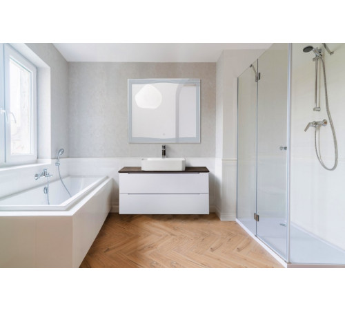 Зеркало с встроенным светильником и сенсорным выключателем BelBagno SPC-LNS-900-800-LED-TCH, 12W, 220-240V, 900x30x800