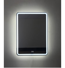 Зеркало BelBagno SPC-MAR-600-800-LED-TCH-WARM, 60 x 80 см, с LED-подсветкой, сенсорным выключателем и подогревом, цвет белый