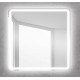 Зеркало BelBagno SPC-MAR-800-800-LED-BTN, 80 x 80 см, с LED-подсветкой и механическим выключателем