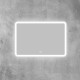 Зеркало BelBagno Marino SPC-MAR-900-600-LED-TCH-WARM 90 см, светодиодная подсветка, с сенсорным выключателем, с подогревом