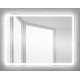 Зеркало BelBagno SPC-MAR-900-600-LED-TCH, 90 x 60 см, с LED-подсветкой и сенсорным выключателем