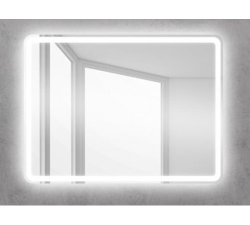 Зеркало BelBagno SPC-MAR-900-800-LED-BTN, 90 x 80 см, с LED-подсветкой и механическим выключателем