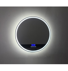 Зеркало BelBagno SPC-RNG-800-LED-TCH-RAD 80 см, со встроенным светильником, сенсорным выключателем, bluetooth, цифровым термометром, радио