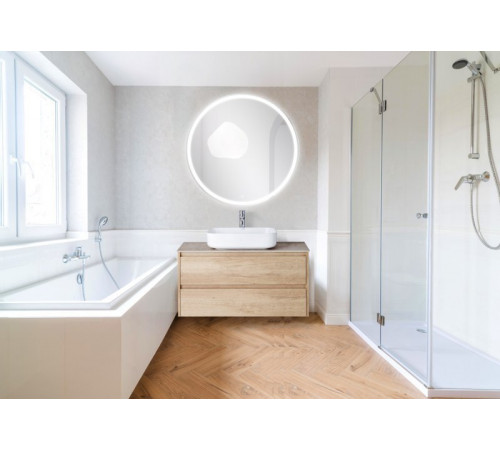Зеркало BelBagno SPC-RNG-900-LED-TCH-WARM, 90 x 90 см, с LED-подсветкой, сенсорным выключателем и подогревом