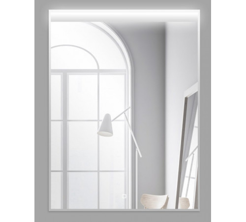 Зеркало BelBagno SPC-UNO 60 см, с подсветкой, белый, SPC-UNO-600-800-TCH