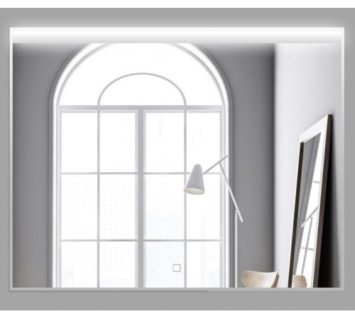 Зеркало BelBagno SPC-UNO 90 см, с подсветкой, белый, SPC-UNO-900-800-TCH