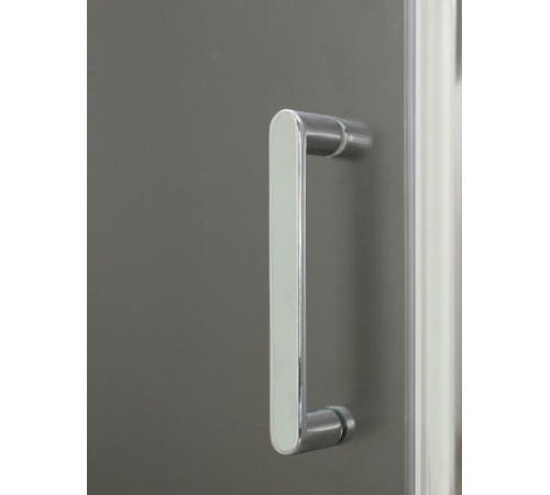 Душевой уголок BelBagno UNO-AH-1-120/80-C-Cr/UNO-AH-1-120/80-P-Cr, 120 х 80 х 185 см, стекло прозрачное/рифленое, профиль хром