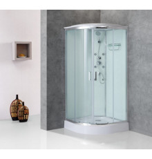 Душевая кабина BelBagno UNO-CAB-R-2-80-C/P-Cr-TOP, 80 х 80 см
