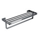 Полка для полотенец Boheme Q, 60 см, Shine Gun Metall, 10947-SGM