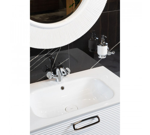 Зеркало Boheme NeoArt Shine 82 см с подсветкой, цвет белый, 528-W light